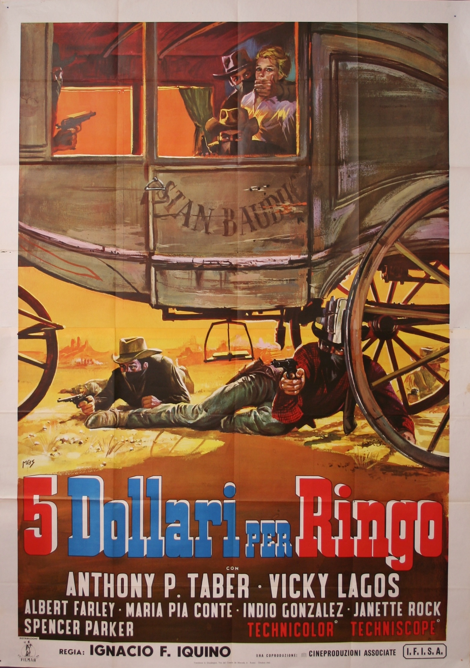 Five Dollars for Ringo movie poster